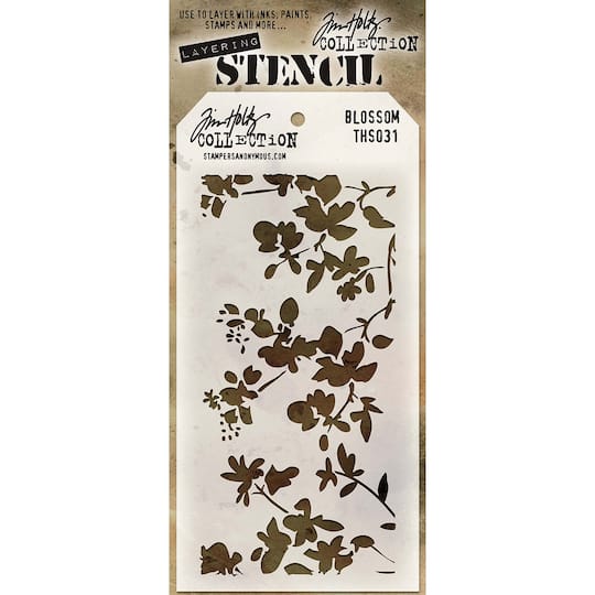 Stampers Anonymous Tim Holtz&#xAE; Blossom Layering Stencil